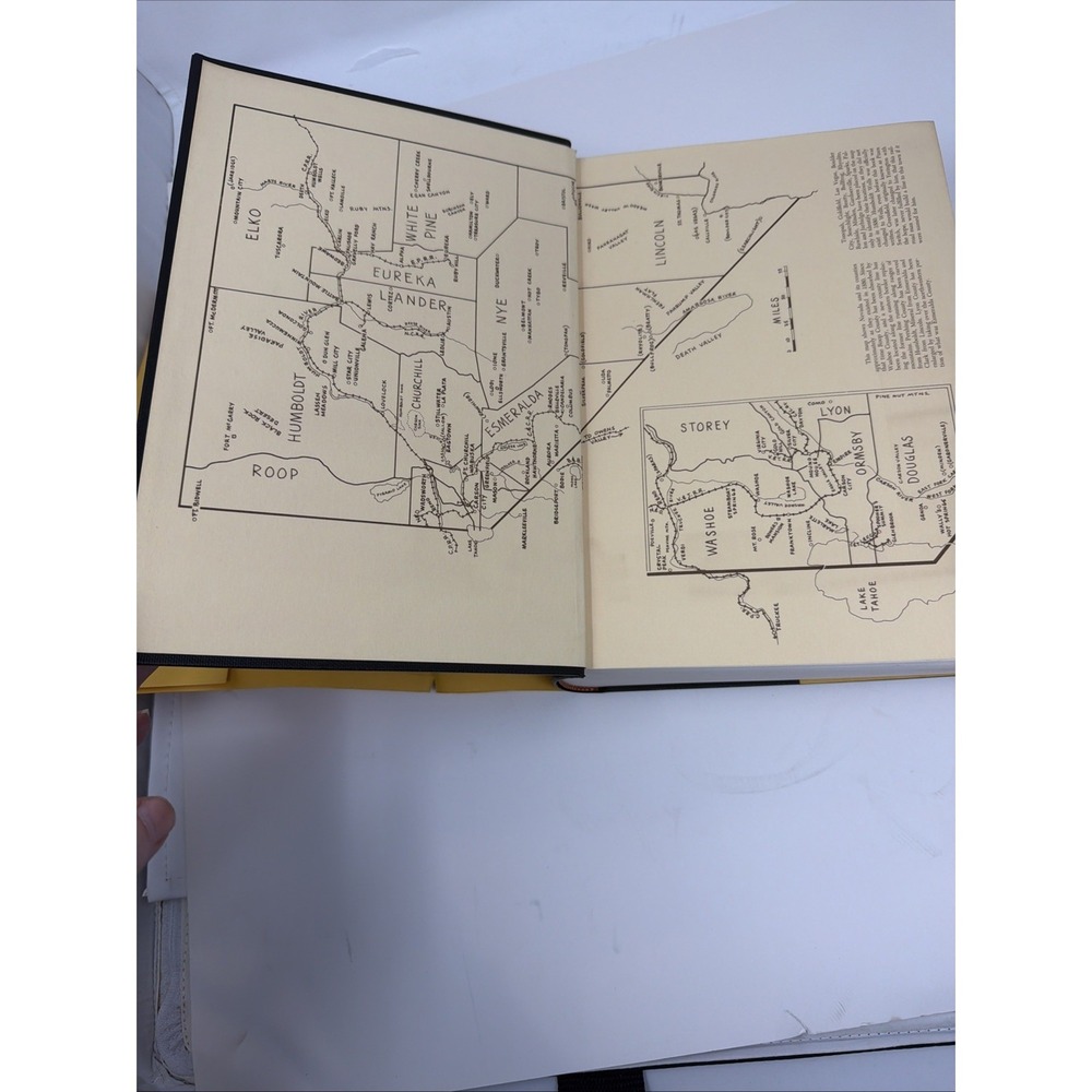 1881 History of Nevada w/ Illustrations Thompson & West 1958 - Picture 7 of 7